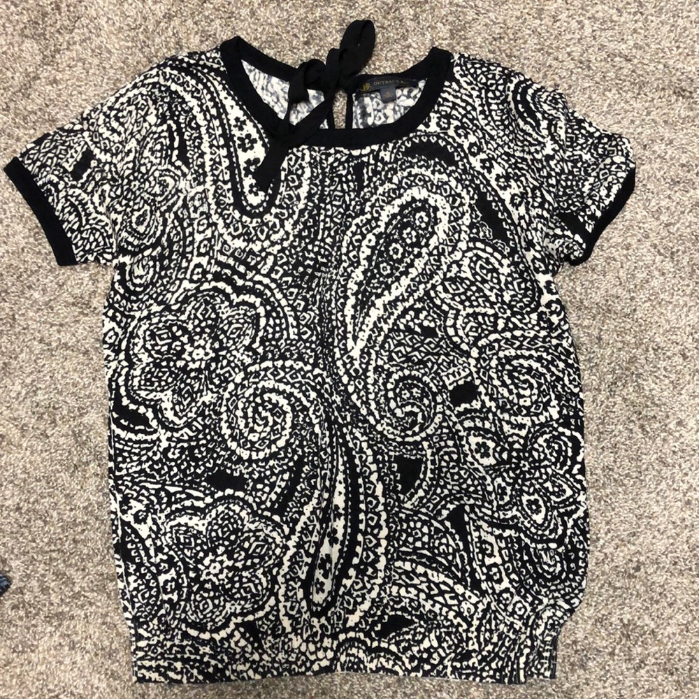 The Limited Outback Red collection paisley top